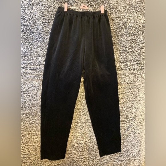 Women’s Black corduroy Pull On Pants Size Large - Picture 3 of 6
